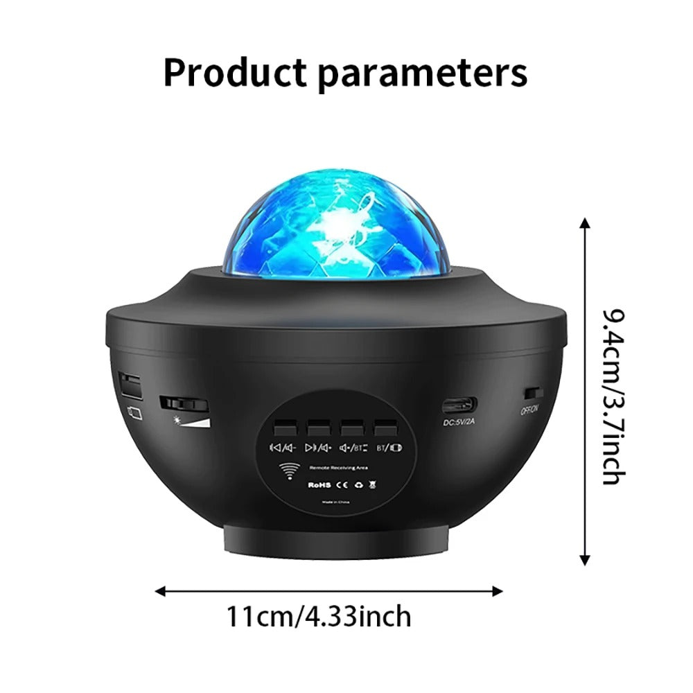 PROYECTOR DE GALAXIA LED CON BLUETOOTH