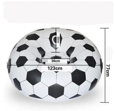 SOFÁ DE PELOTA DE FÚTBOL