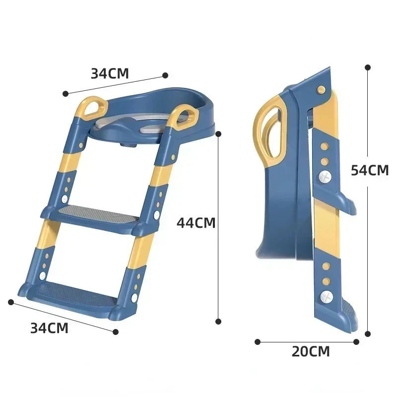 ASIENTO DE INODORO PARA NIÑOS CON ESCALERA